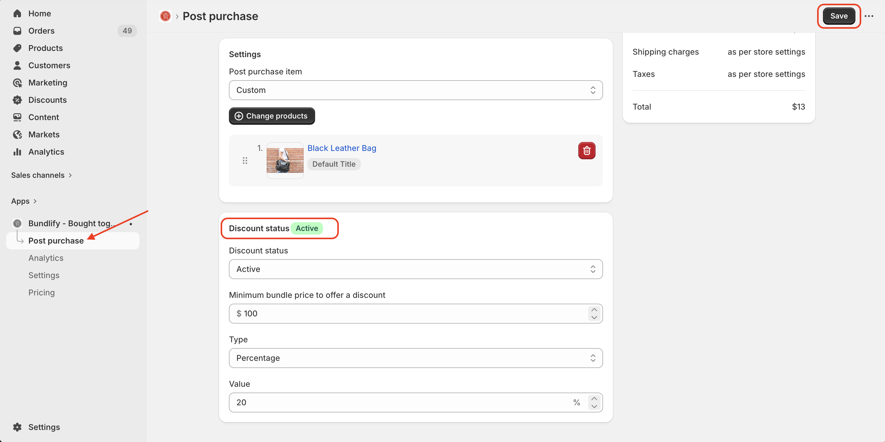 Frequently bought together setup 3