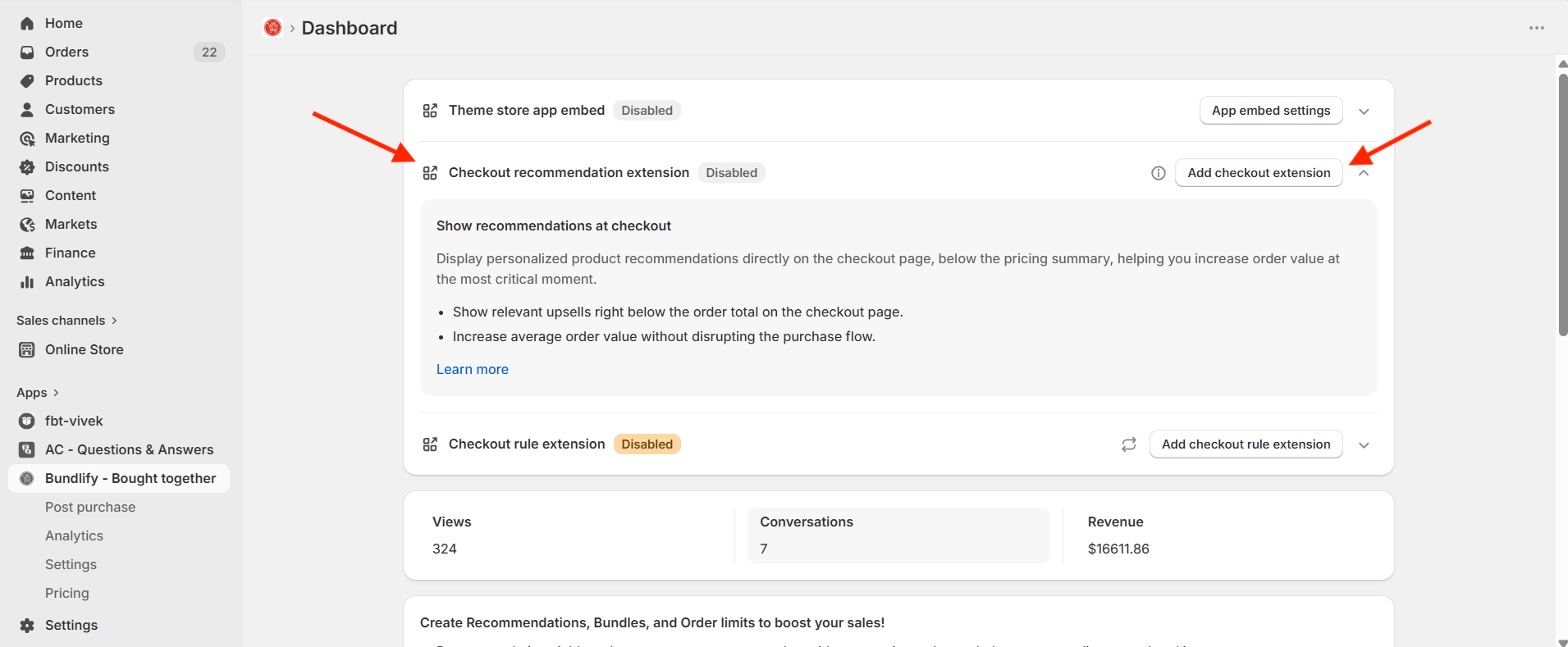 Frequently bought together setup 3