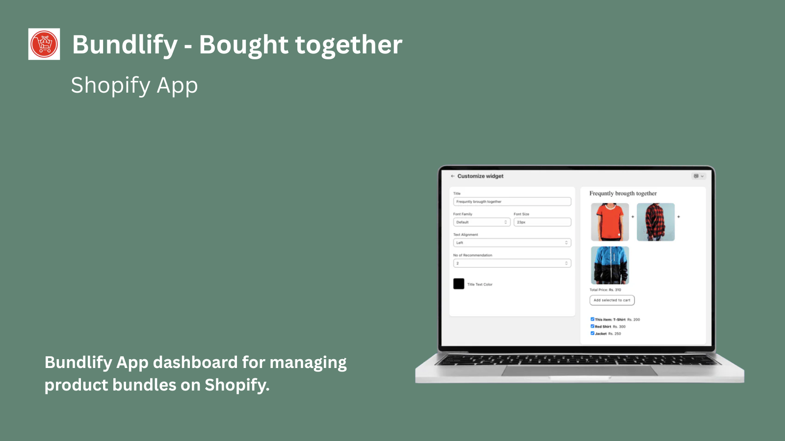 Bundlify ‑ Bought together App