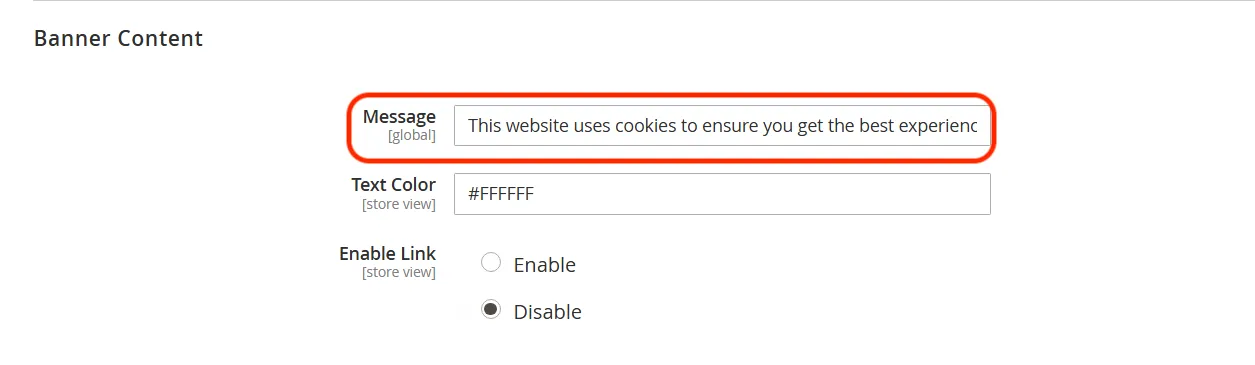 link to the message in the Cookiefy