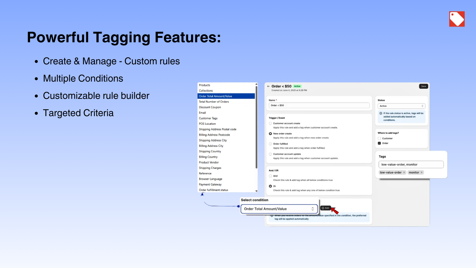 Taggify ‑ Customer &amp; Orders App