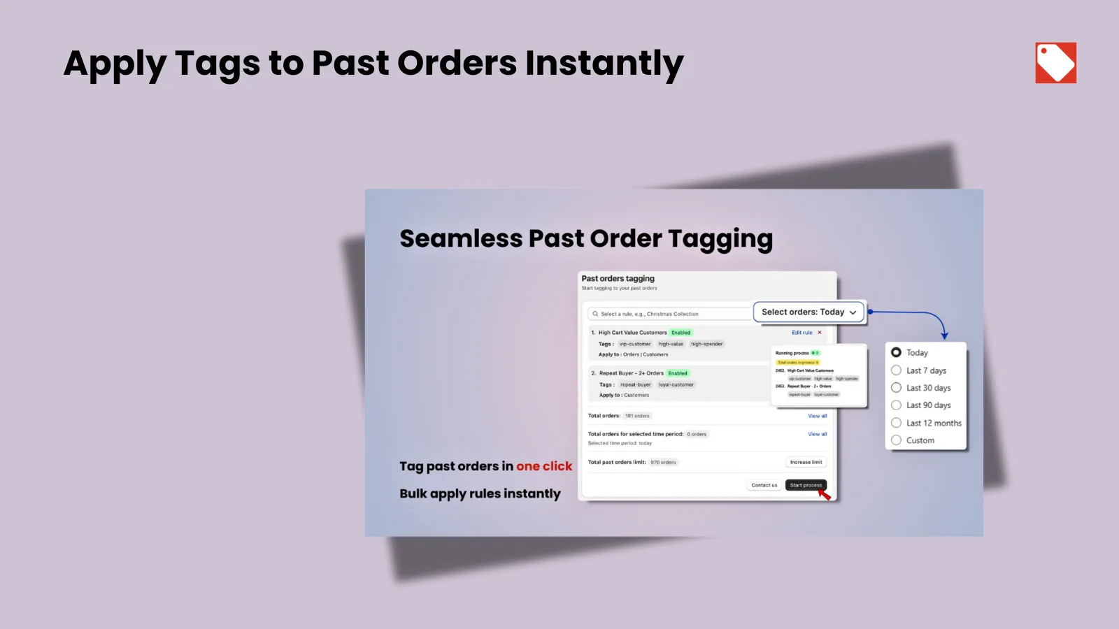 Taggify ‑ Customer & Orders App